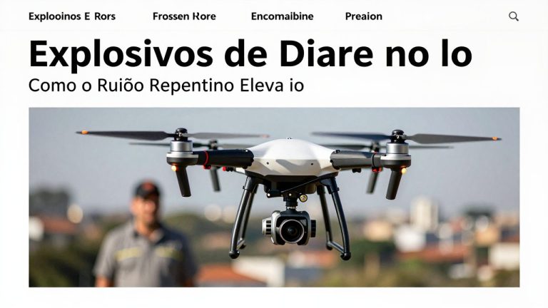 Explosivos de Drones no Rio: Como o Ruído Repentino Eleva o Cortisol e Afeta a Saúde dos Moradores