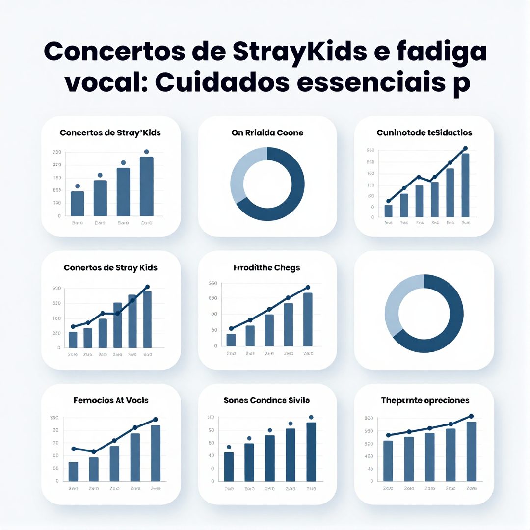 Infográfico - Concertos de StrayKids e fadiga vocal: cuidados essenciais para a saúde das cordas vocais durante os shows