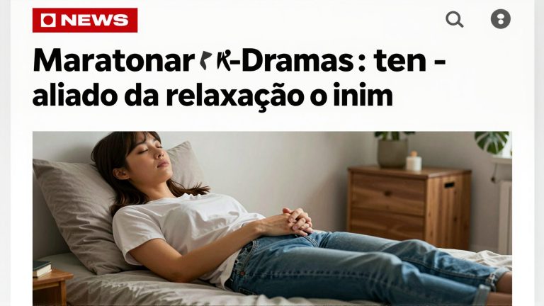 Maratonar K-dramas no streaming: aliado da relaxação ou inimigo do sono?