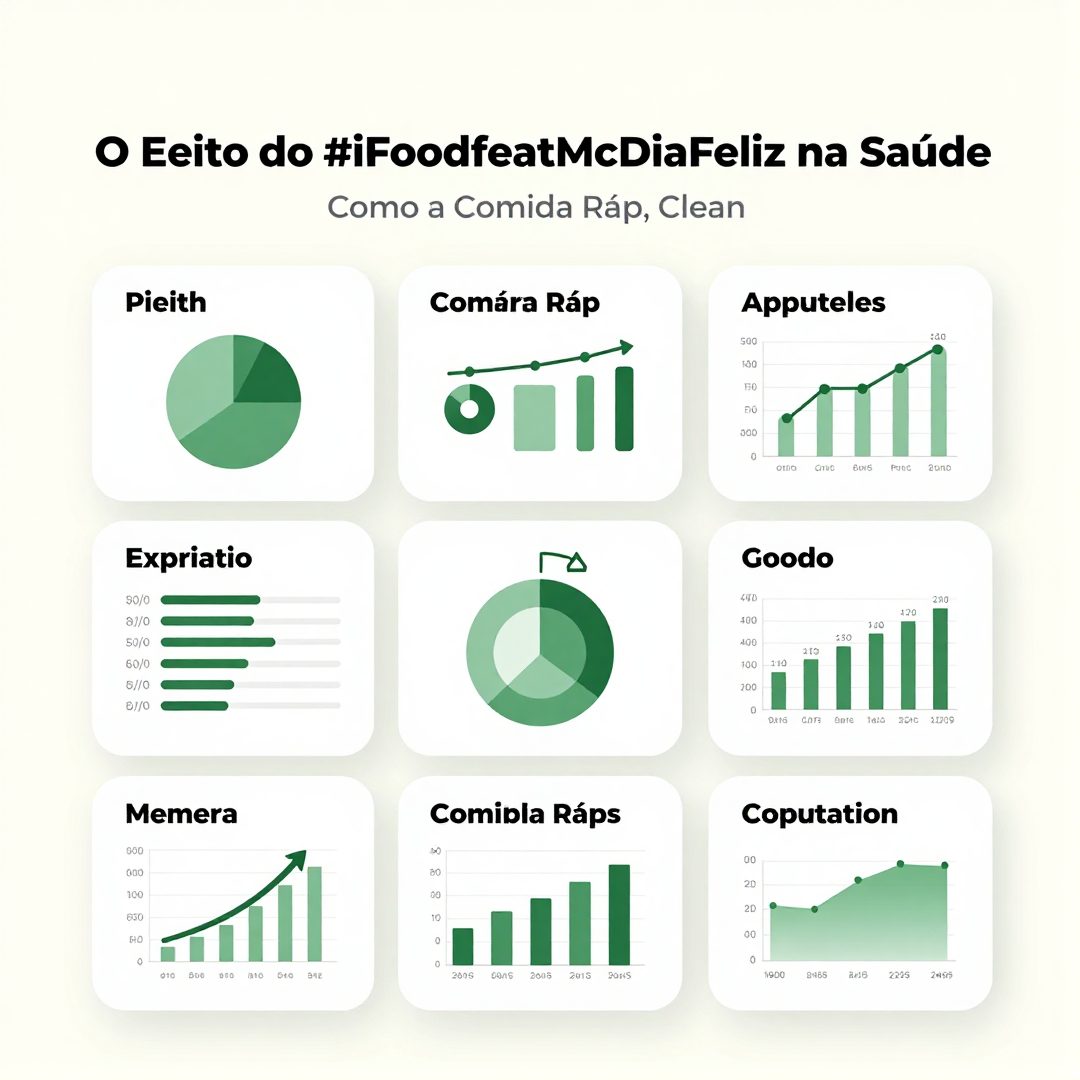 Infográfico - O Efeito do #iFoodfeatMcDiaFeliz na Saúde: Como a Comida Rápida Durante Celebrações Altera a Digestão e o Açúcar no Sang