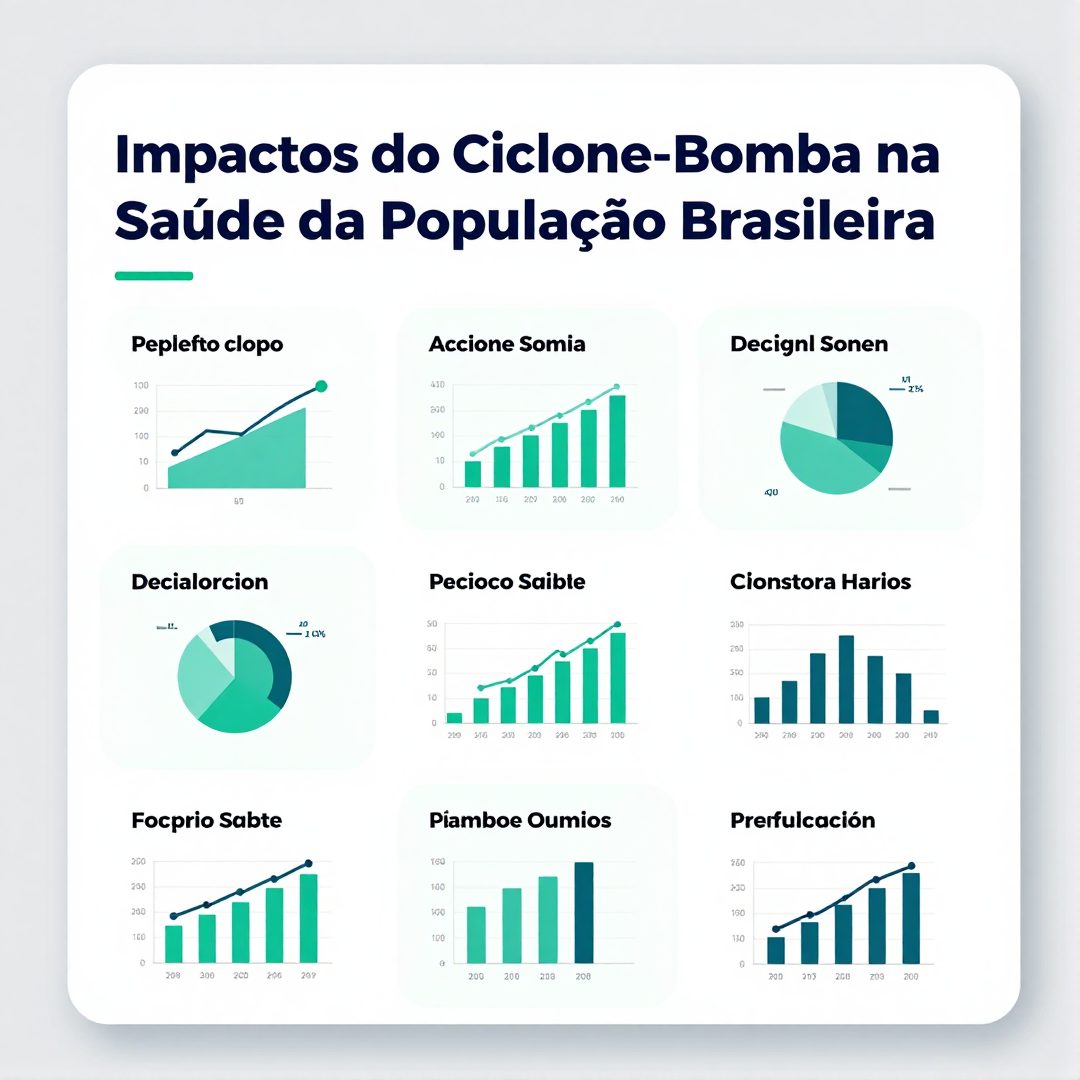 Infográfico - Impactos do Ciclone-Bomba na Saúde da População Brasileira