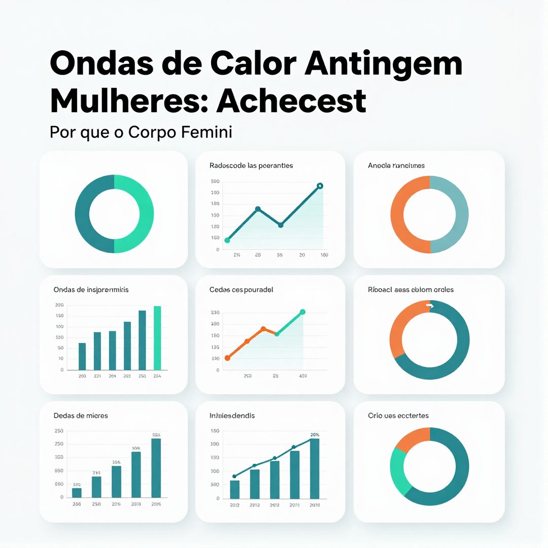 Infográfico - Ondas de Calor Atingem Mais Mulheres: Por Que o Corpo Feminino é Mais Vulnerável?