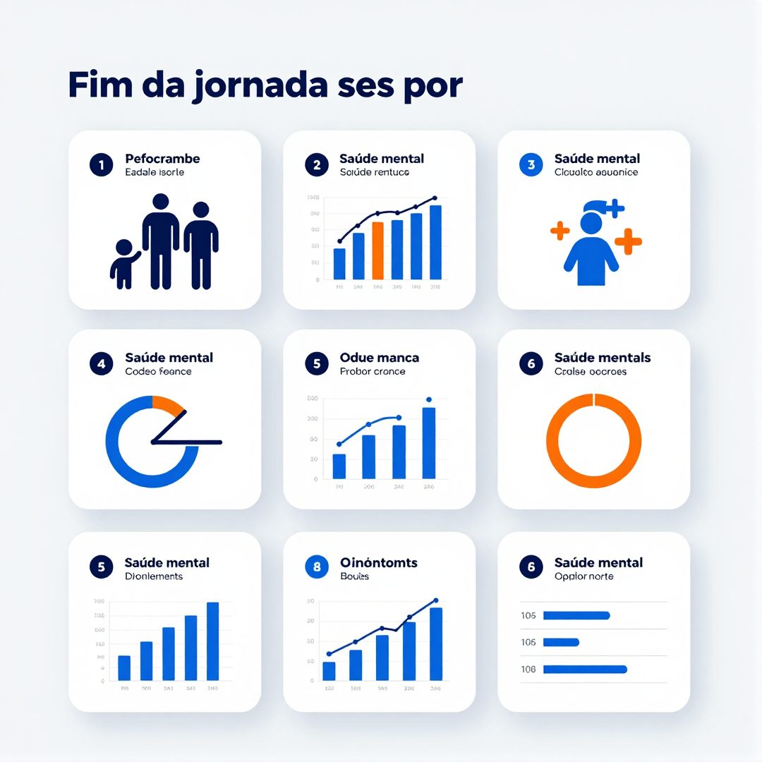 Infográfico - Fim da jornada seis por um: impacto na saúde mental e no ritmo circadiano dos brasileiros