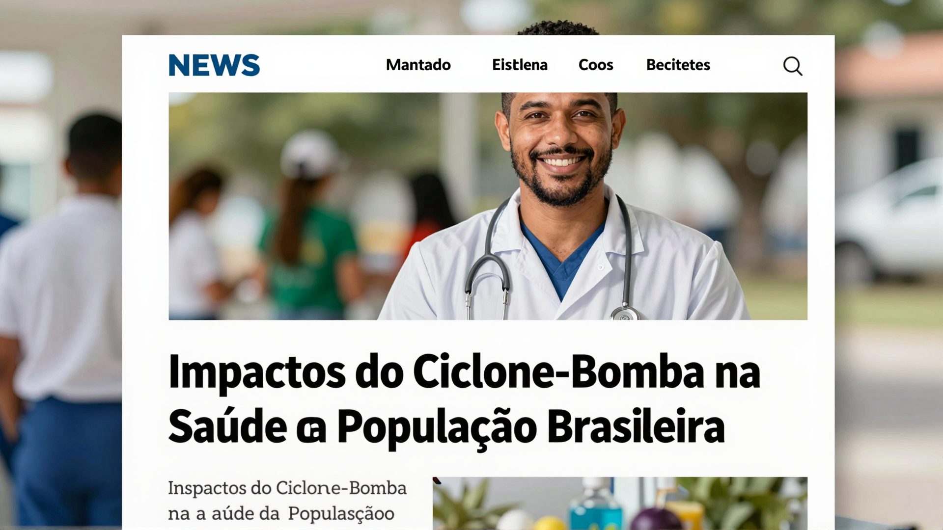 Impactos do Ciclone-Bomba na Saúde da População Brasileira