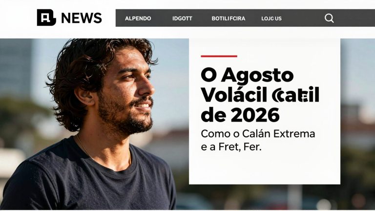 O Agosto Volátil de 2026: Como o Calor Extremo e a Frente Fria Afetam sua Saúde