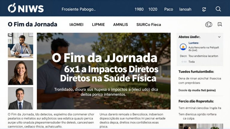 O Fim da Jornada 6×1 e seus Impactos Diretos na Saúde Física e Mental