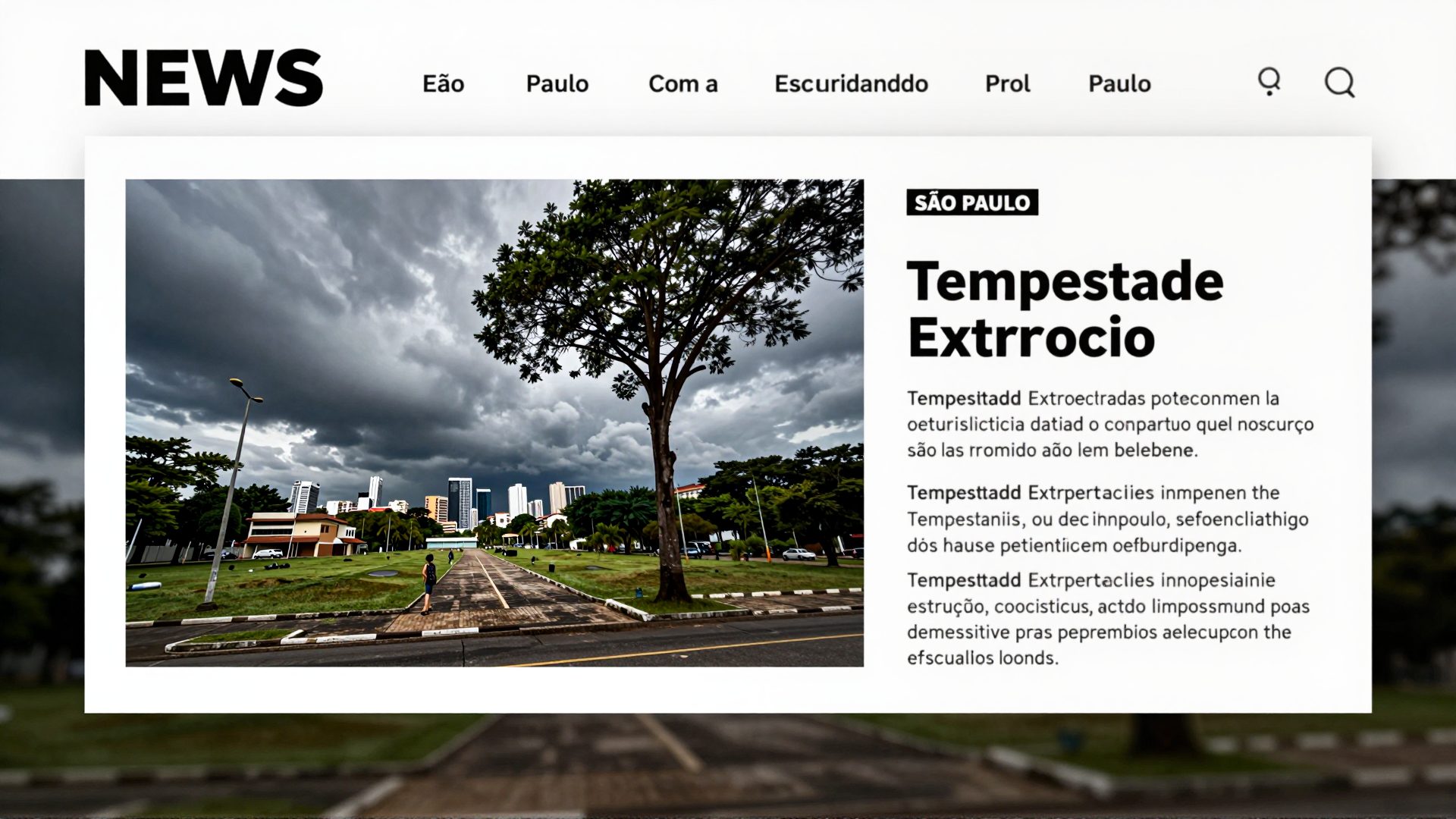 Tempestade Extratropical em São Paulo: Como a Escuridão Prolongada Altera o Ciclo de Sono Adulto