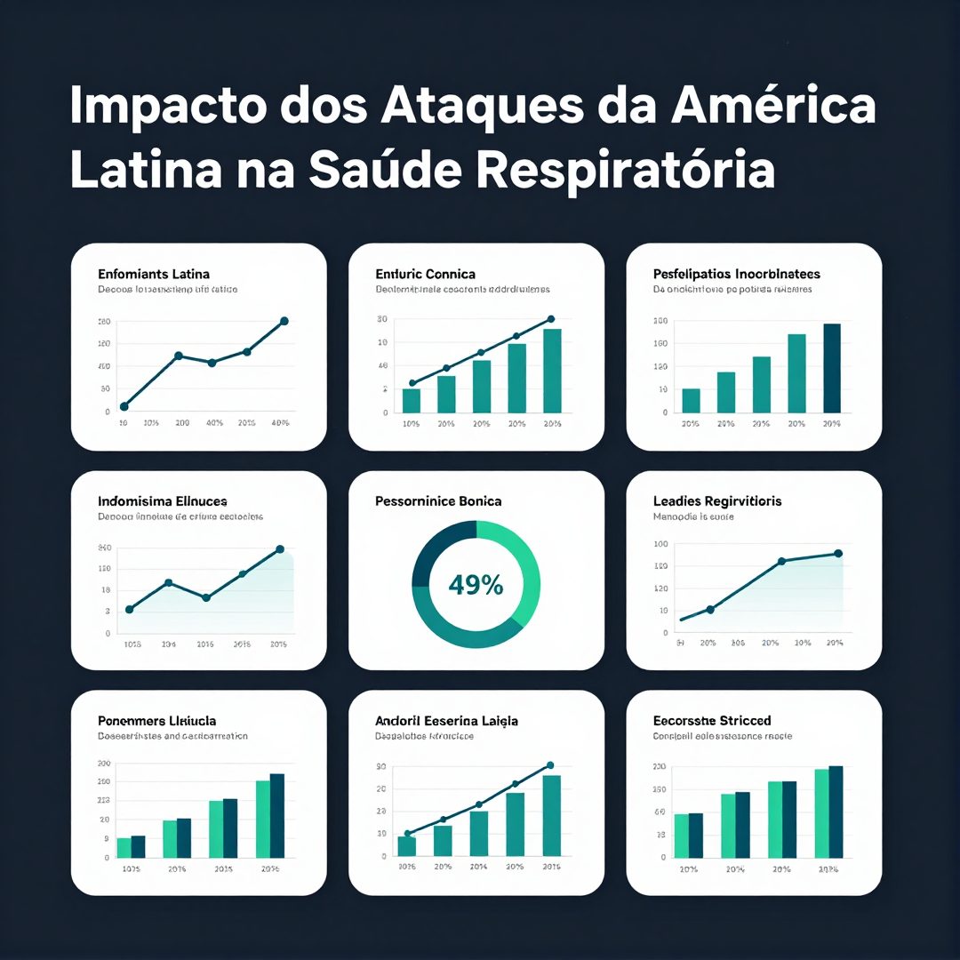 Infográfico - Impacto dos Ataques da América Latina na Saúde Respiratória e no Sono das Cidades Costeiras