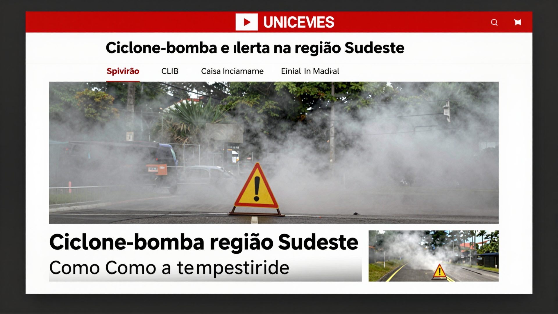 Ciclone-bomba e alerta na região Sudeste: como a tempestade afeta a saúde respiratória e o bem-estar mental