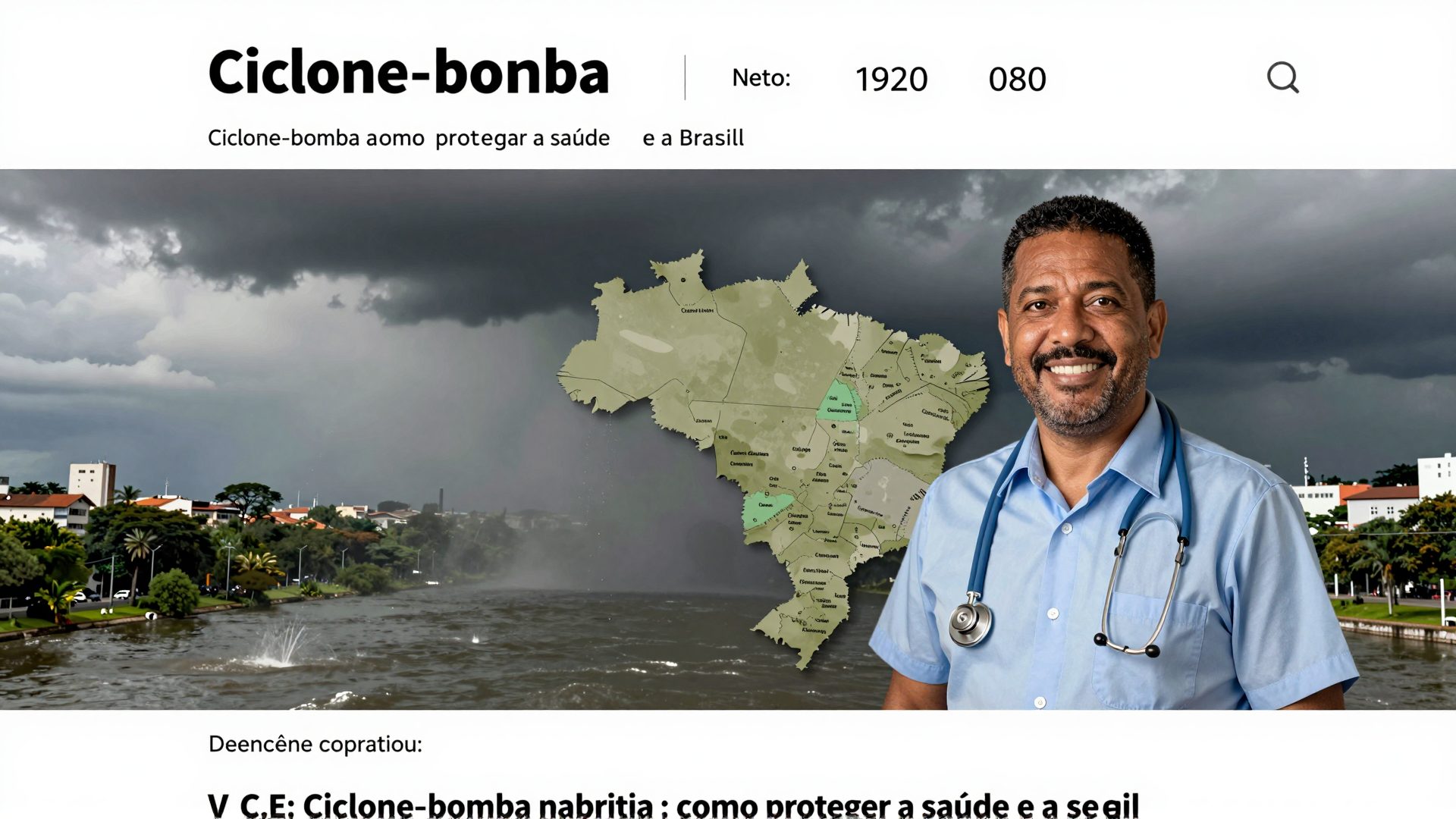 Ciclone-bomba atinge o Brasil: como proteger a saúde e a segurança dos idosos dentro de casa