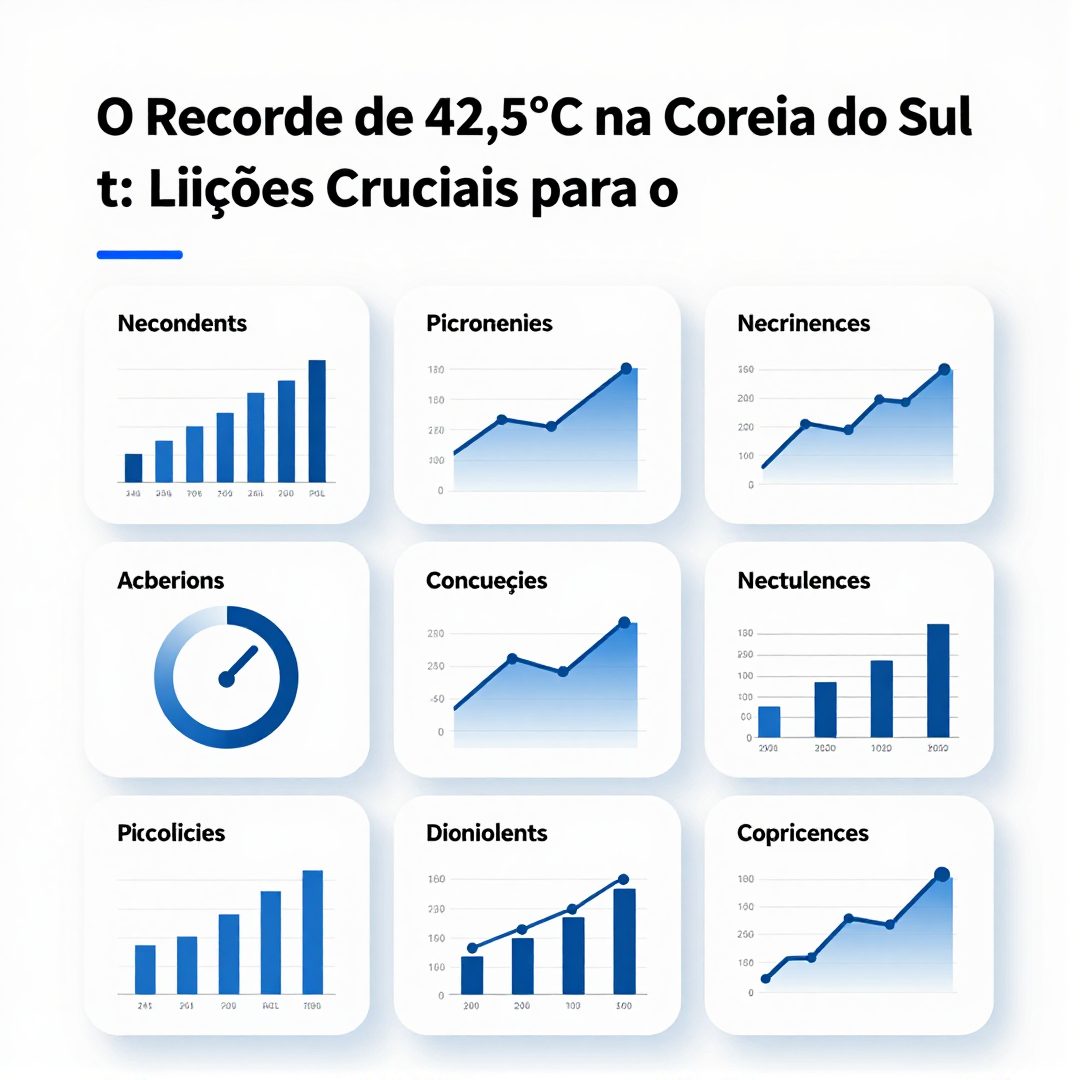 Infográfico - O Recorde de 42,5°C na Coreia do Sul: Lições Cruciais para o Brasil contra a Ondada de Calor