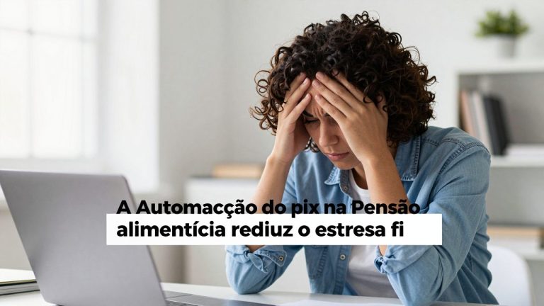 A automação do Pix na pensão alimentícia reduz o estresse financeiro dos pais solo
