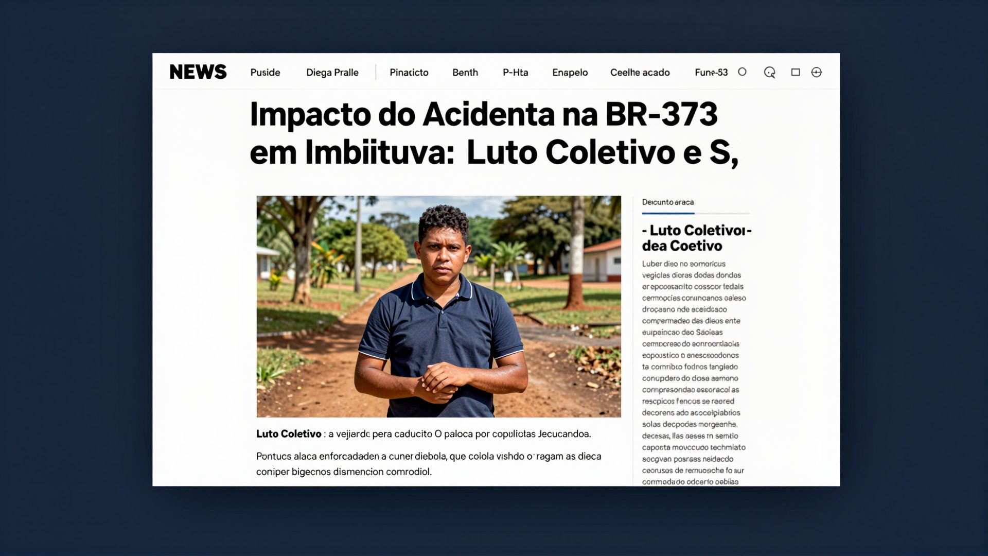 Impacto do Acidente na BR-373 em Imbituva: Luto Coletivo e Saúde Mental dos Familiares Enlutados