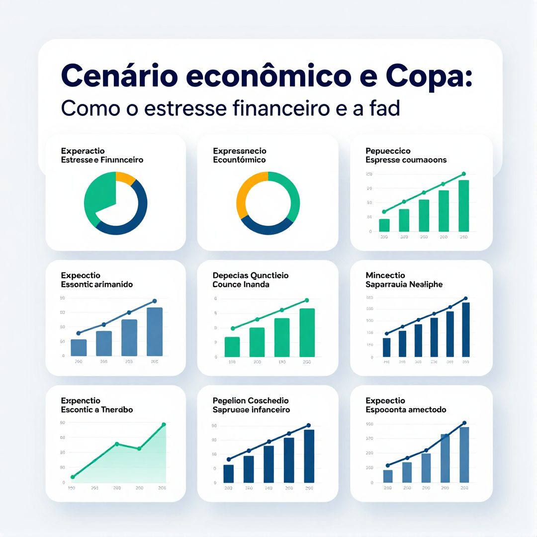 Infográfico - Cenário econômico e Copa: como o estresse financeiro e a fadura esportiva derrubam o sono e elevam a ansiedade