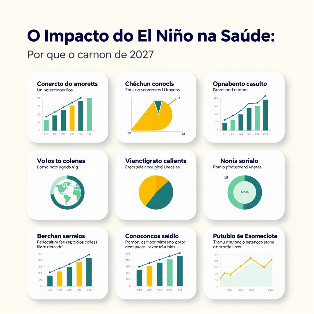 Infográfico - O Impacto do El Niño na Saúde: Por que o calor de 2027 exige cuidados com seu corpo e mente