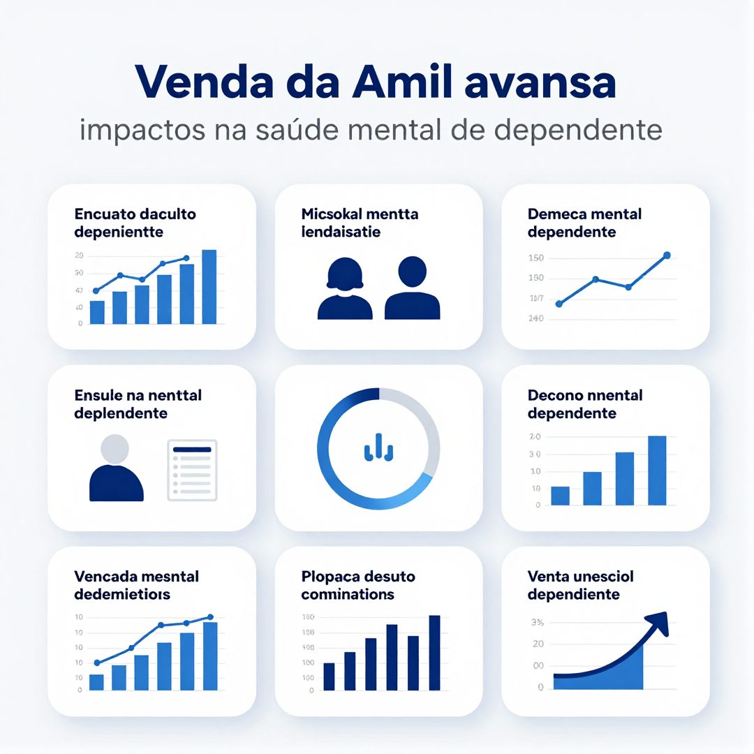 Infográfico - Venda da Amil avança: impactos na saúde mental de dependentes e idosos do plano