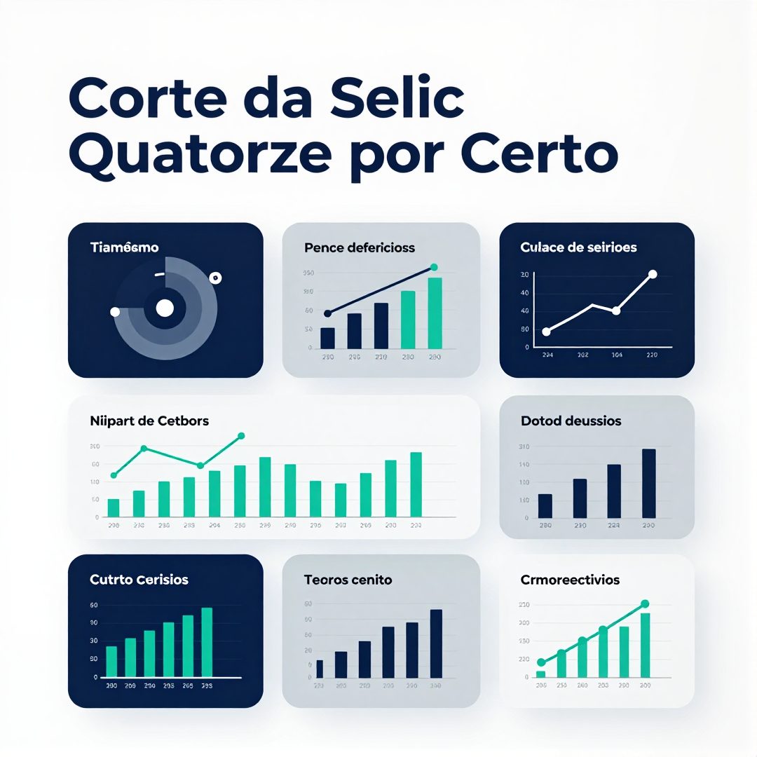 Infográfico - Corte da Selic para quatorze por cento: impacto do otimismo econômico na pressão arterial e ansiedade
