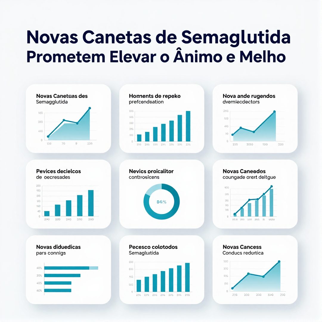 Infográfico - Novas Canetas de Semaglutida Prometem Elevar o Ânimo e Melhorar a Saúde Metabólica dos Pacientes