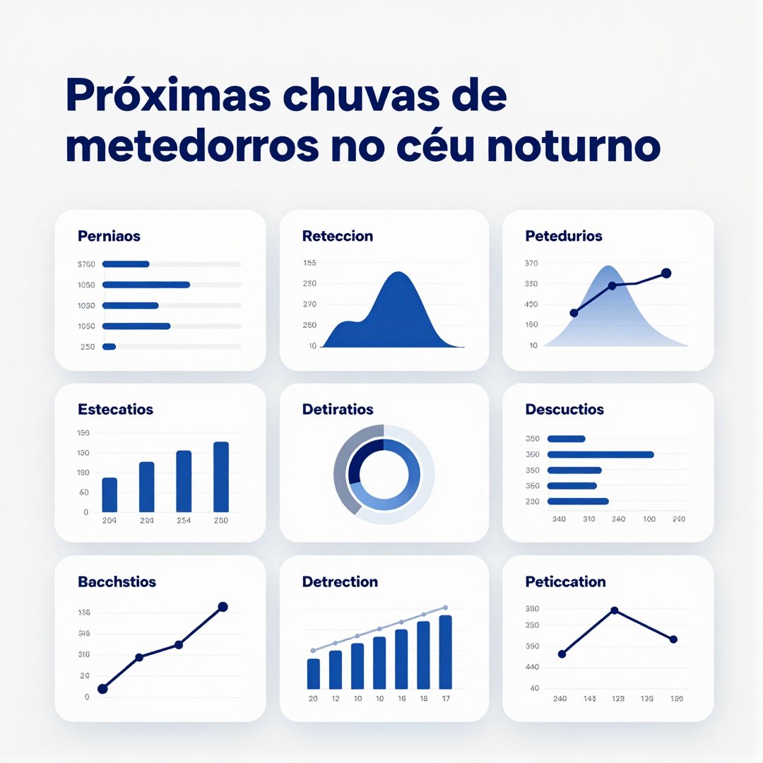 Infográfico - Próximas chuvas de meteoros no céu noturno: impacto na qualidade do sono e cansaço visual