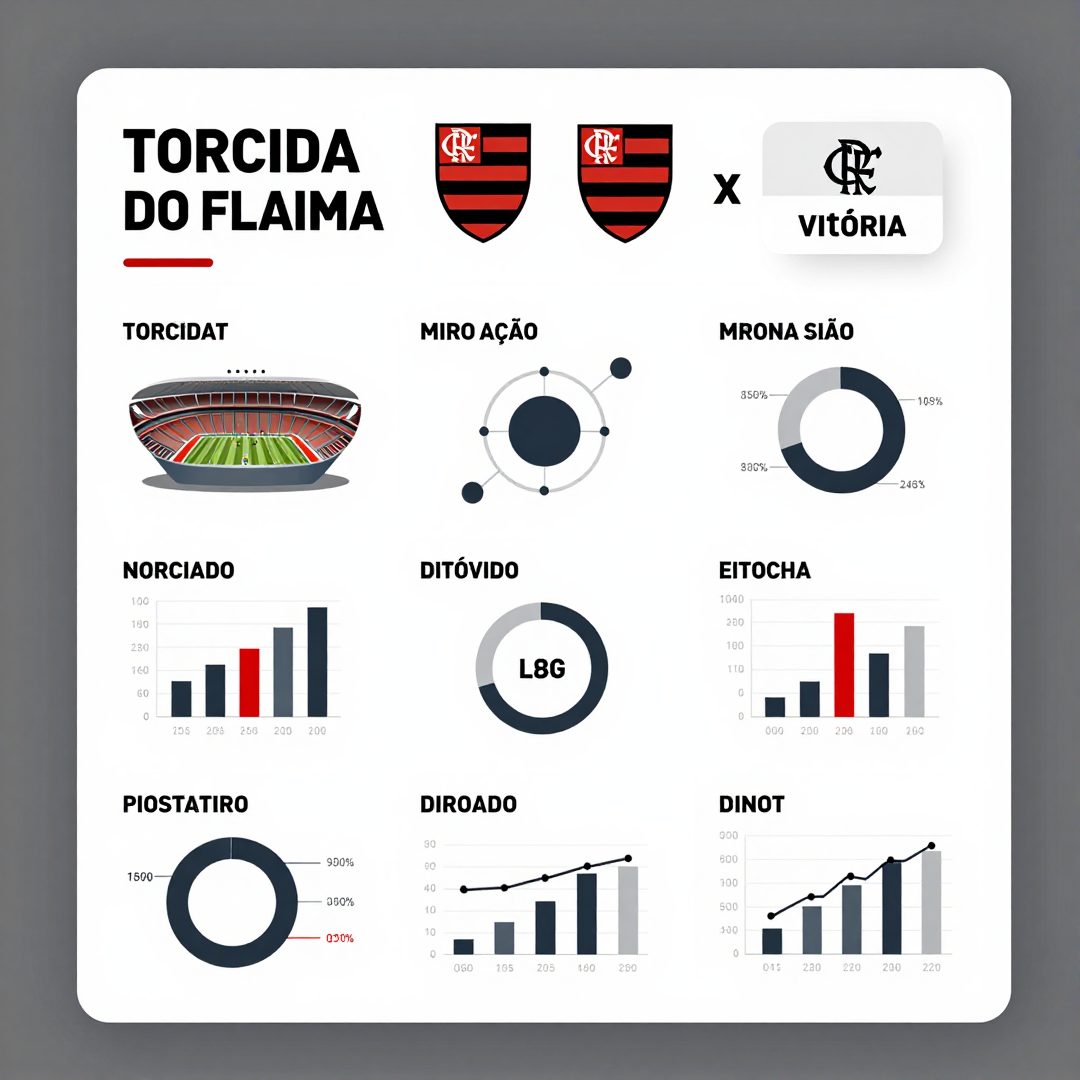 Infográfico - Torcida do Flamengo x Vitória: como a emoção no estádio altera os batimentos cardíacos e a hidratação