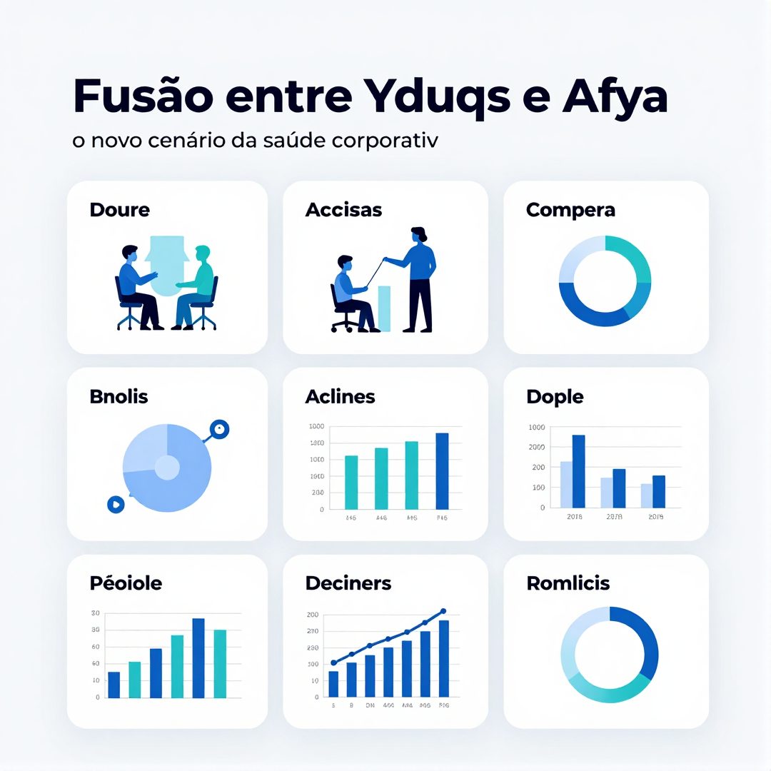 Infográfico - Fusão entre Yduqs e Afya: o novo cenário da saúde corporativa no Brasil