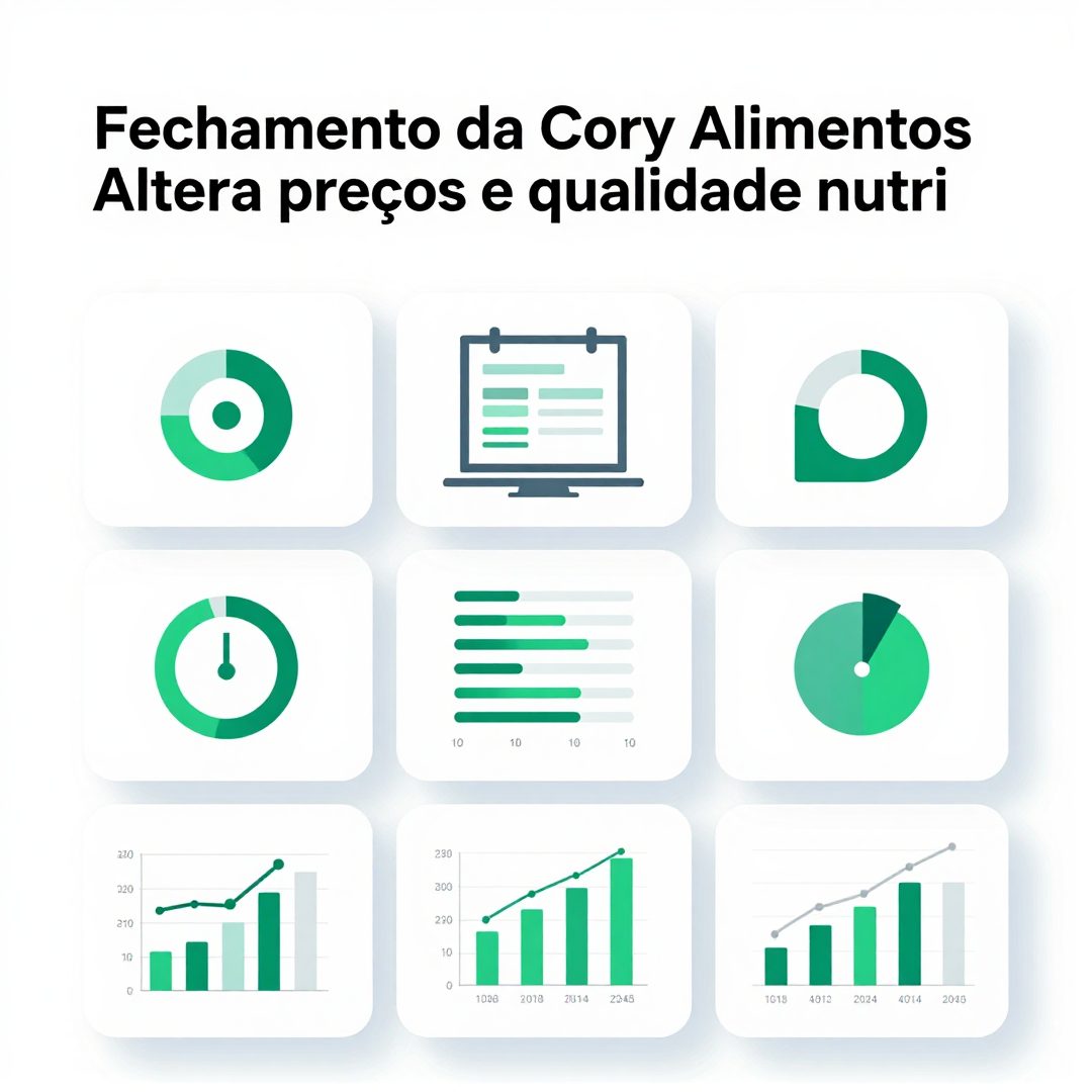 Infográfico - Fechamento da Cory Alimentos altera preços e qualidade nutricional dos alimentos básicos no mercado nacional