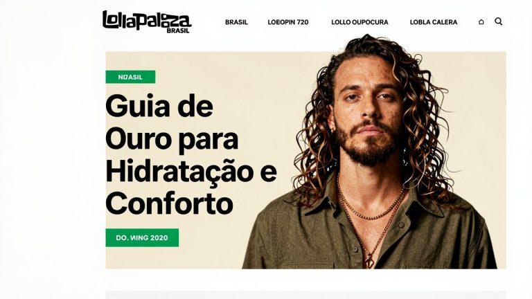 Lollapalooza Brasil: Guia de Ouro para Hidratação e Conforto no Festival