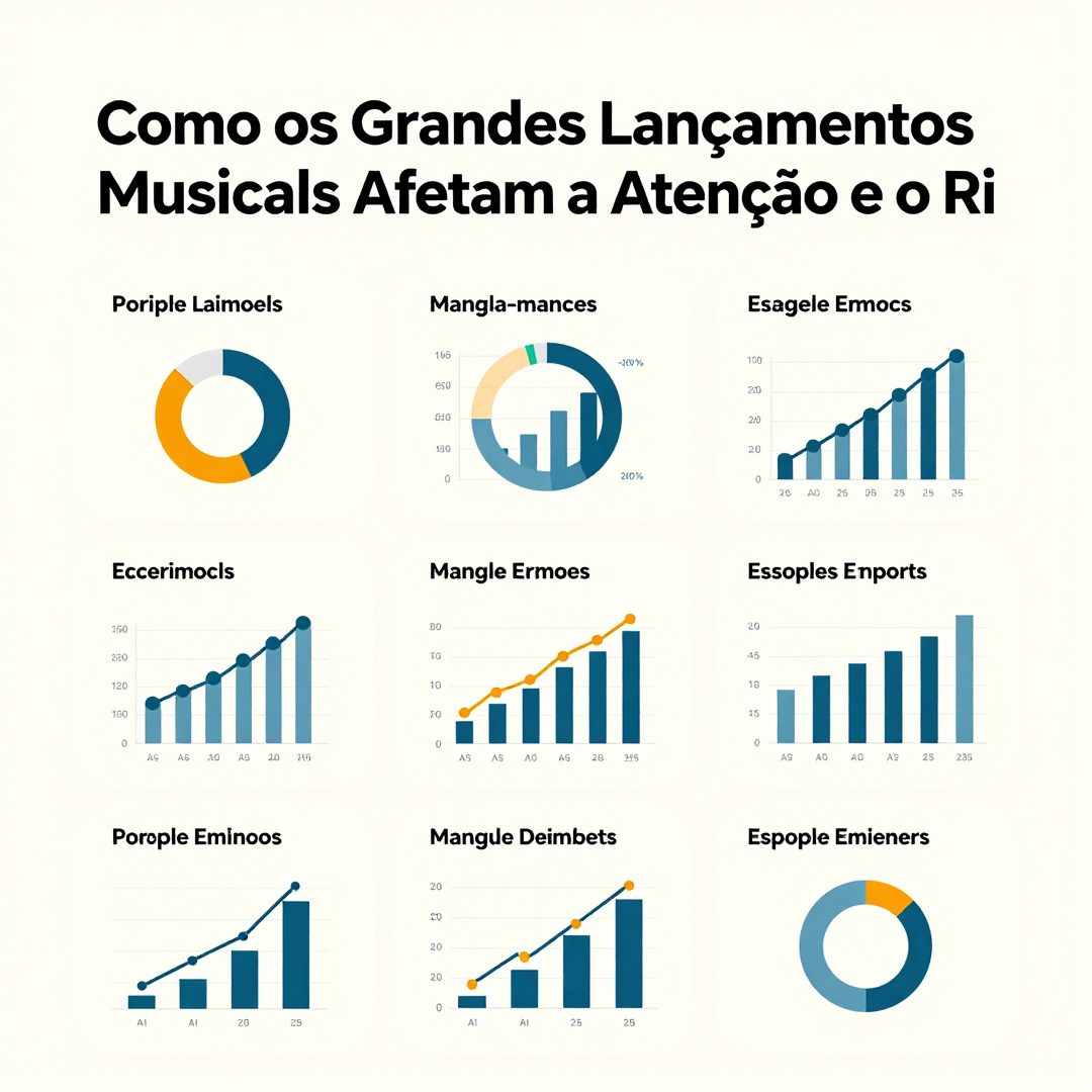 Infográfico - Como os Grandes Lançamentos Musicais Afetam a Atenção e o Ritmo Cardíaco nas Rodovias