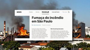 Fumaça do incêndio industrial em São Paulo: impactos na respiração e saúde da população