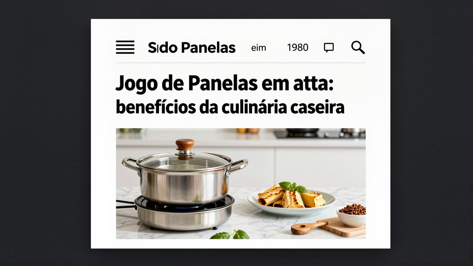 Jogo de Panelas em alta: benefícios da culinária caseira para a dieta diária