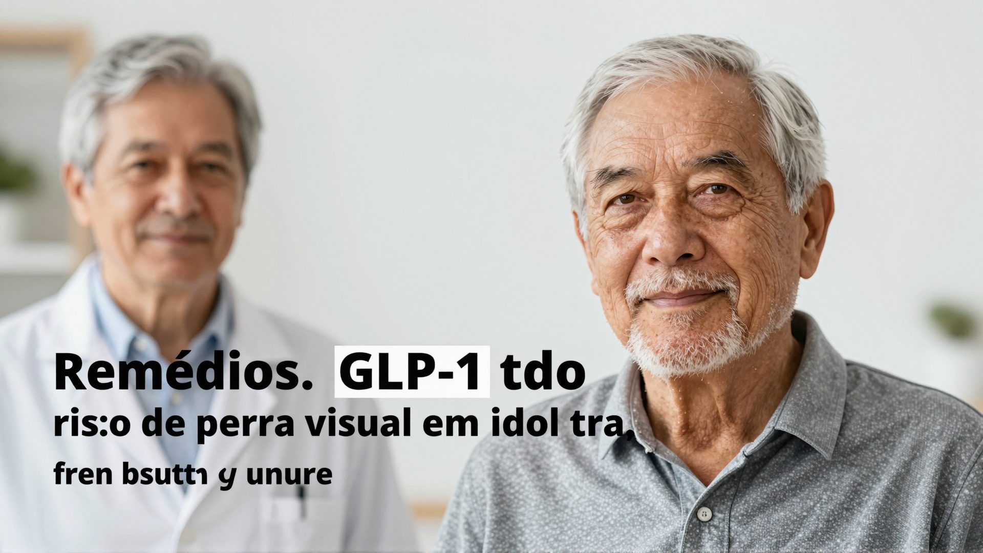 Remédios GLP-1 reduzem risco de perda visual em idosos e transformam tratamentos metabólicos atuais