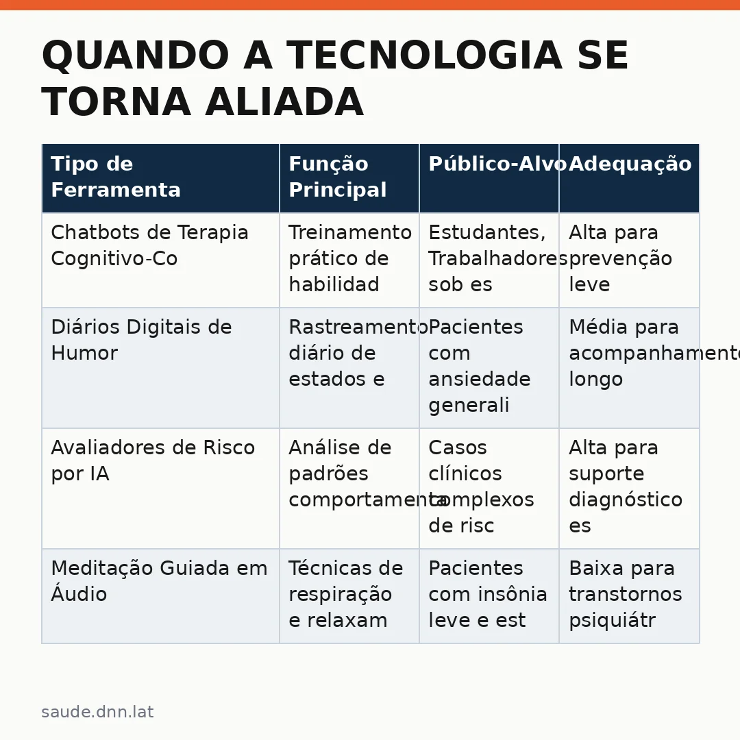 Infográfico - Quando a tecnologia se torna aliada na saúde mental dos jovens