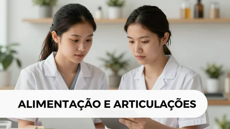 Alimentação e Articulações: Como o que comemos protege seus joelhos