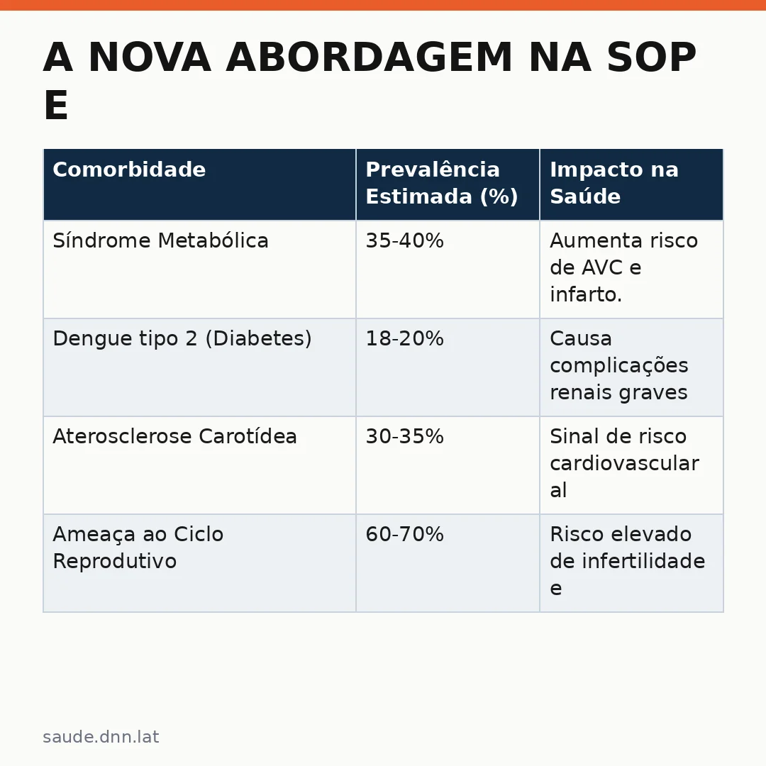 Infográfico - A Nova Abordagem na SOP e o Impacto Sistêmico na Saúde Brasileira