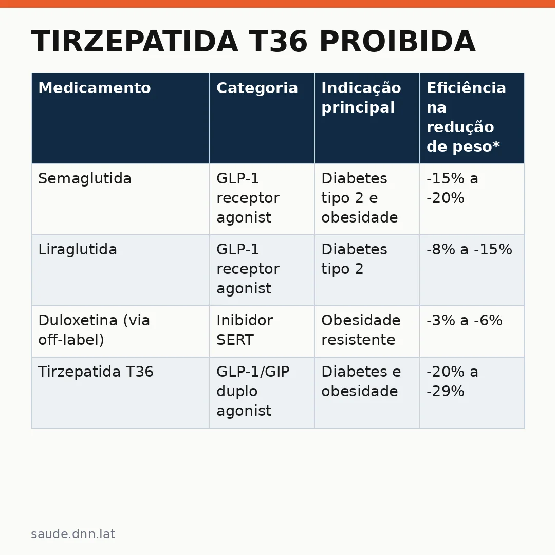 Infográfico - Tirzepatida T36 proibida: o que você precisa saber sobre a decisão da Anvisa