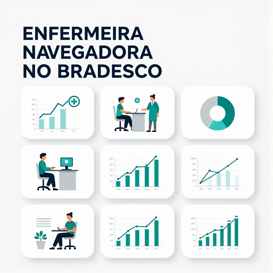 Infográfico - Enfermeira Navegadora no Bradesco Seguros: Vacância que abre portas na área de saúde