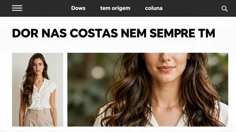 Dor nas costas nem sempre tem origem na coluna: conheça possíveis causas no dia a dia