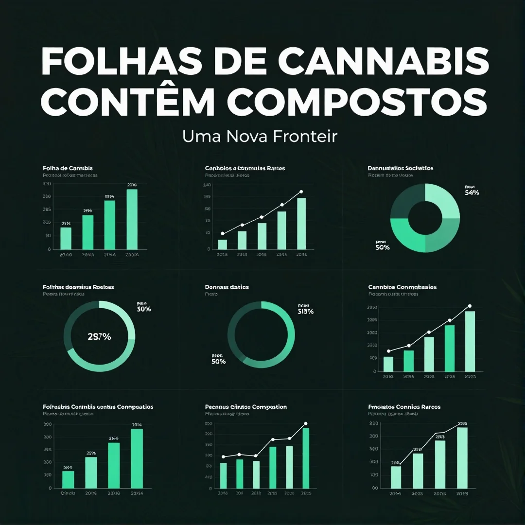 Infográfico - Folhas de Cannabis Contêm Compostos Raros: Uma Nova Fronteira na Medicina