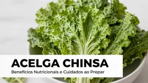 Acelga Chinesa: Benefícios Nutricionais e Cuidados ao Preparar o Vegetal Asiático para Consumo Seguro
