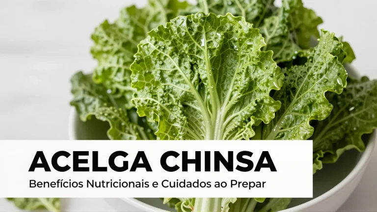 Acelga Chinesa: Benefícios Nutricionais e Cuidados ao Preparar o Vegetal Asiático para Consumo Seguro