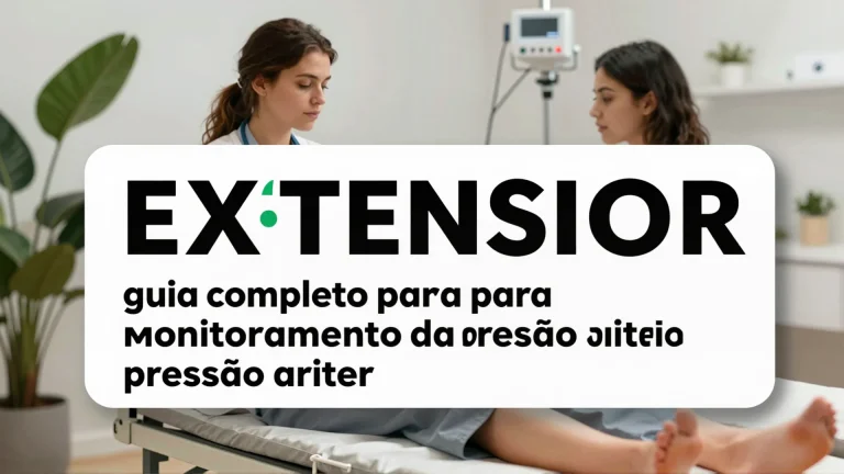 Extensior: guia completo para monitoramento da pressão arterial em casa