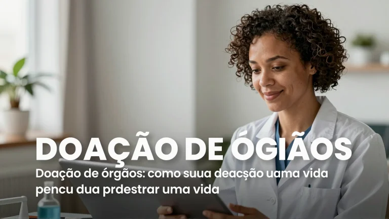Doação de órgãos: como sua decisão pode salvar uma vida