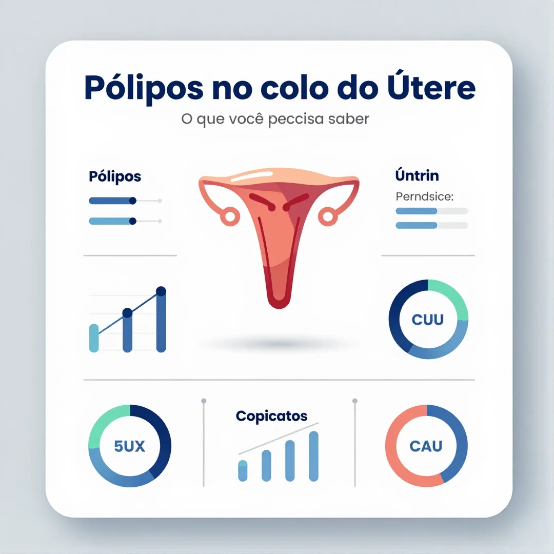 Infográfico - Pólipos no Colo do Útero: O que você precisa saber sobre causas e prevenção