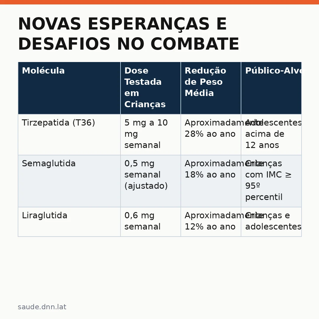 Infográfico - Novas Esperanças e Desafios no Combate à Obesidade Infantil