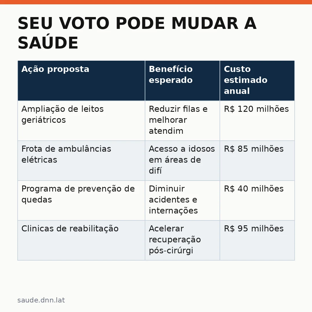 Infográfico - Seu voto pode mudar a saúde dos mais velhos: entenda como ele influencia políticas públicas