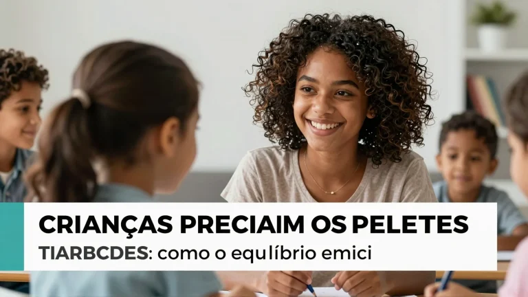 Crianças precisam adultos presentes: como o equilíbrio emocional beneficia toda a família
