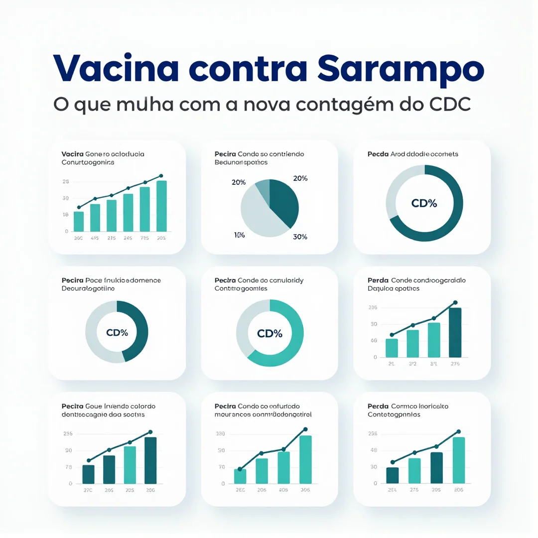 Infográfico - Vacina contra Sarampo: O que muda com a nova contagem do CDC?