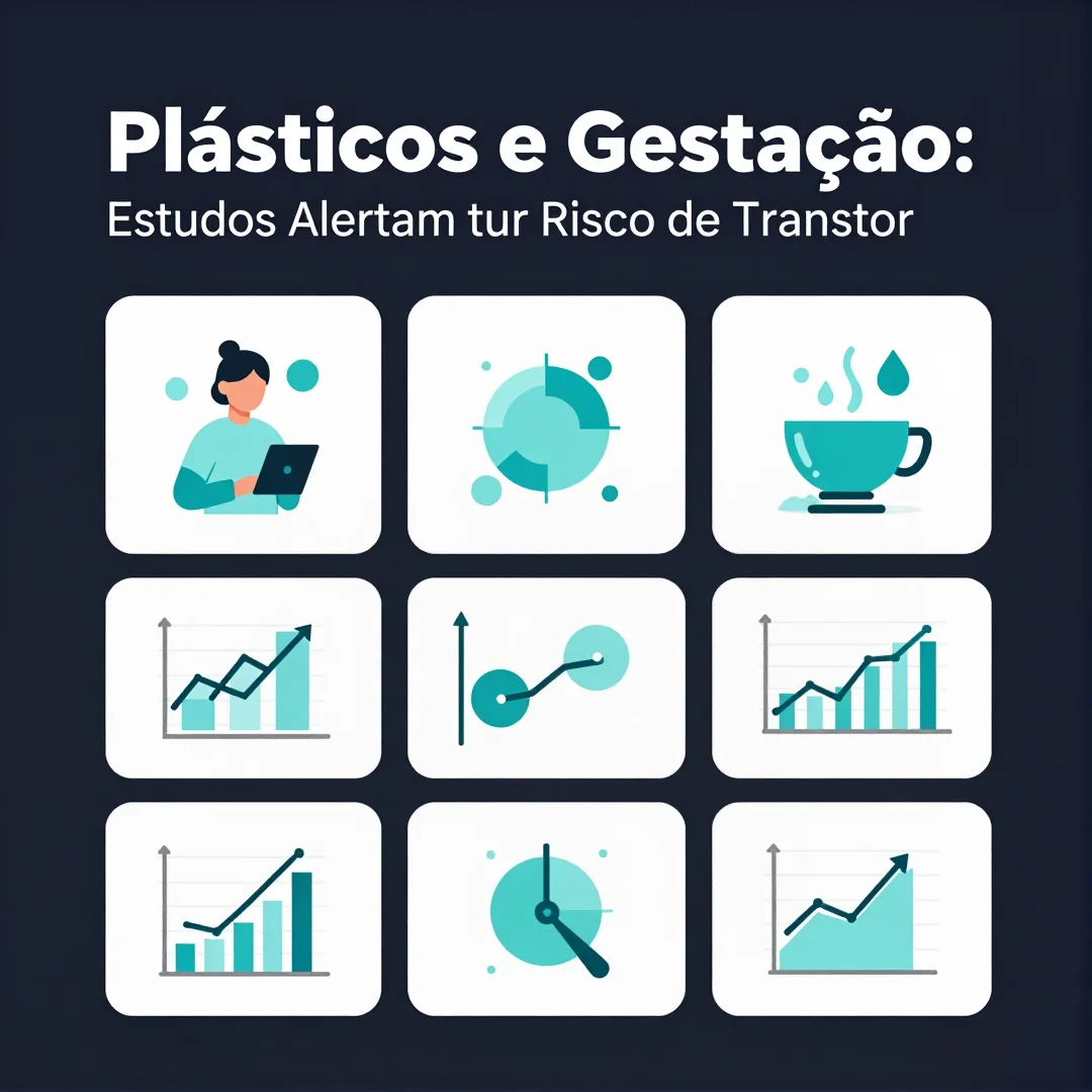 Infográfico - Plásticos e Gestação: Estudos Alertam para Risco de Transtornos no Futuro