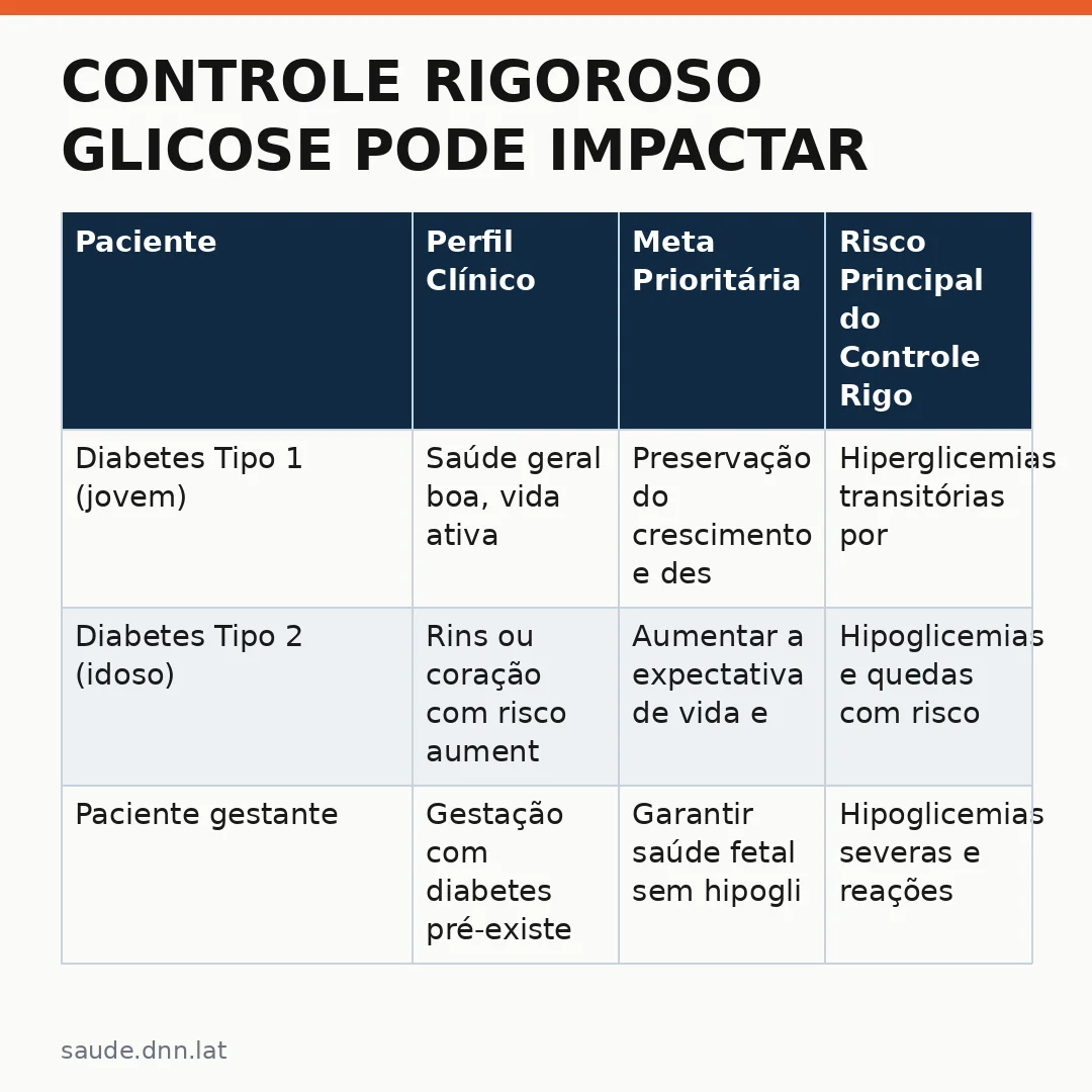 Infográfico - Controle rigoroso glicose pode impactar significativamente sua qualidade de vida