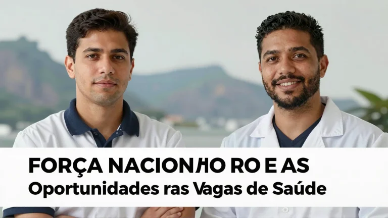 Força Nacional no Rio e as Oportunidades nas Vagas de Saúde
